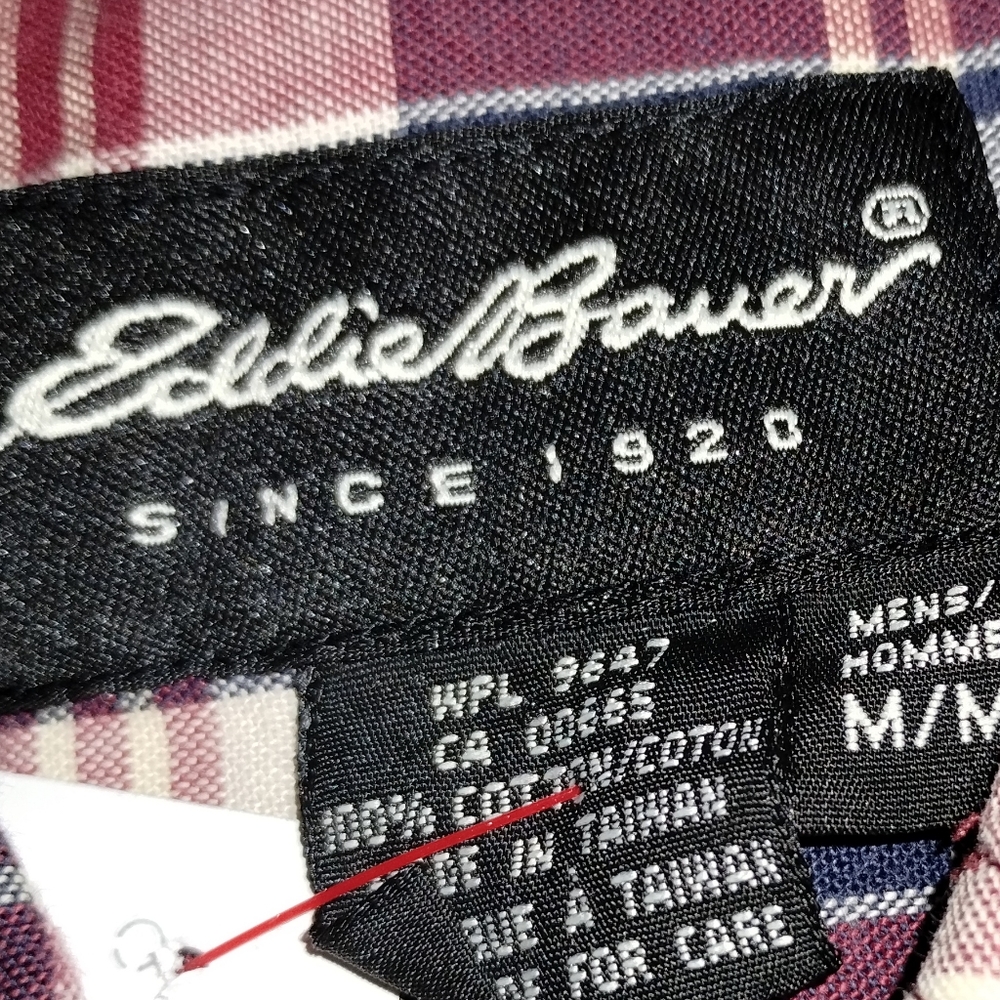 Eddie Bauer plaid medium dress shirt for Men